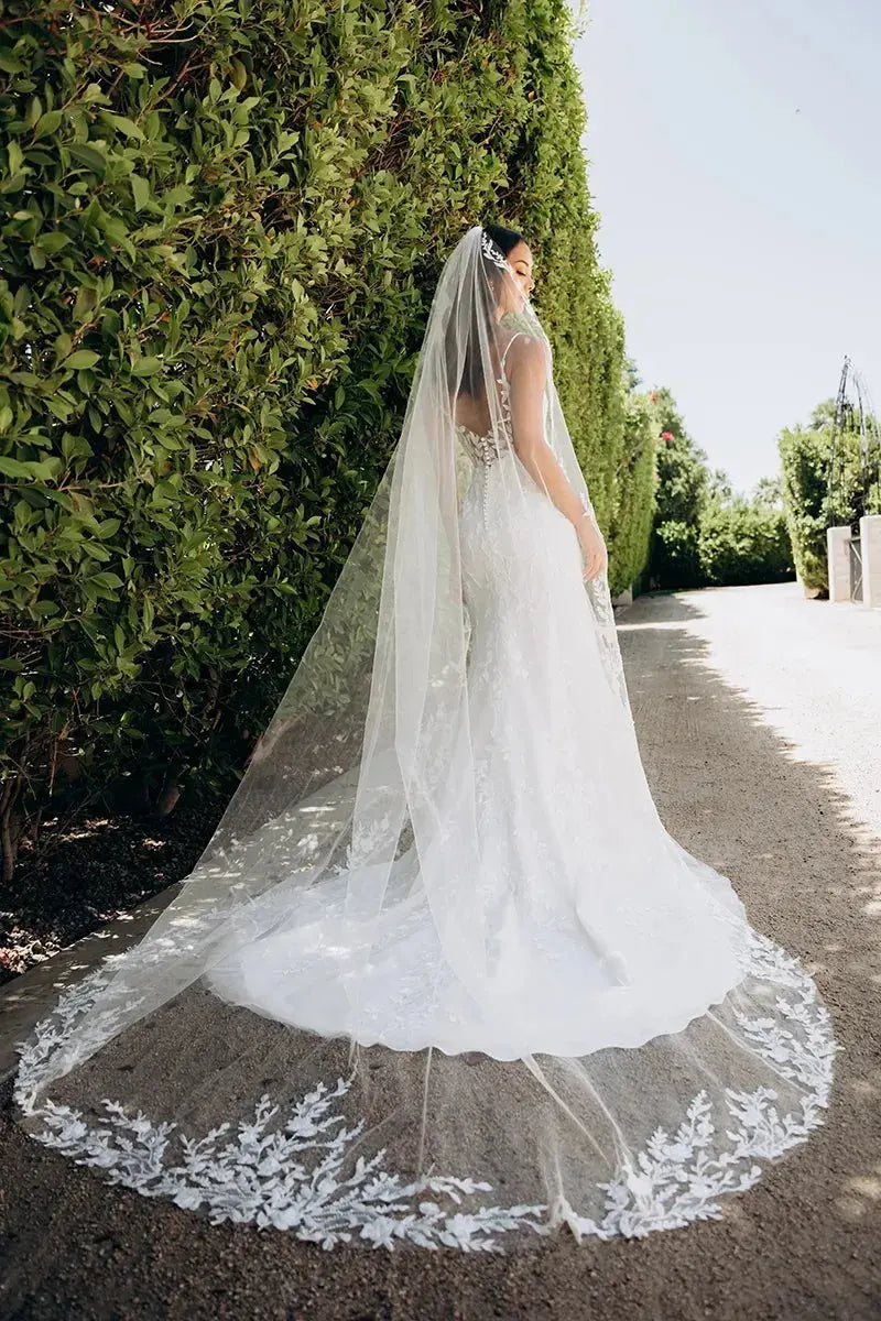 Addison wedding dress back view | ForeverSolesBride