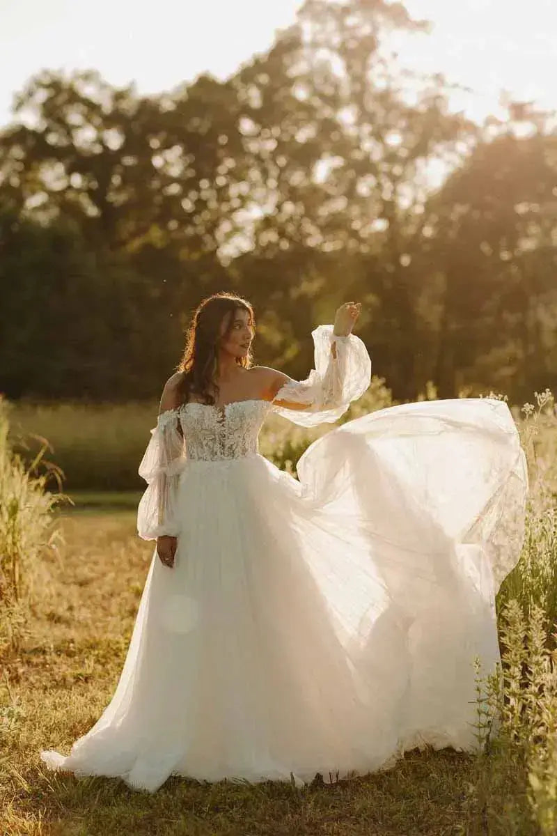 Adelina wedding dress product view 3 | ForeverSolesBride
