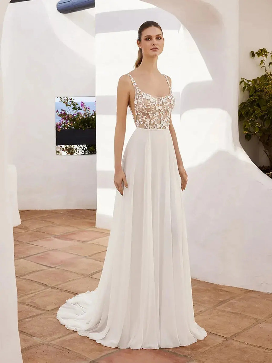 Agra wedding dress hero front view | ForeverSolesBride