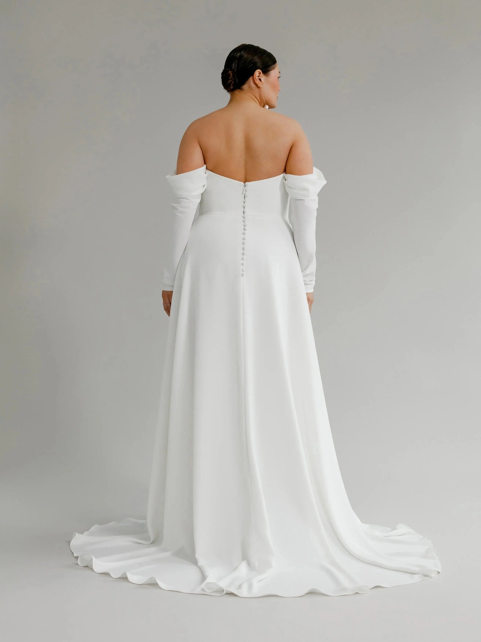 Alexis Satin wedding dress product view 6 | ForeverSolesBride
