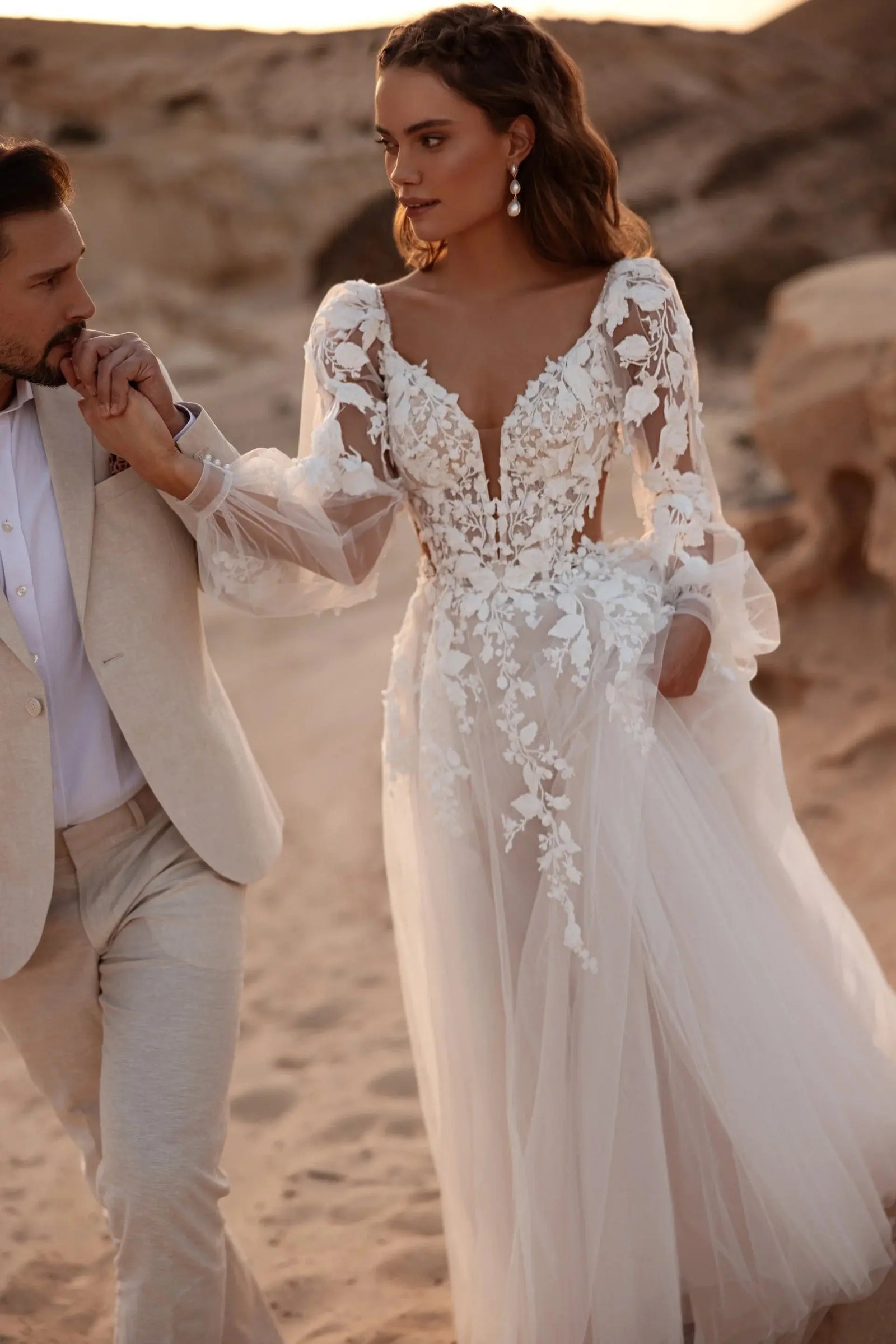 Alia Lace wedding dress product view 2 | ForeverSolesBride