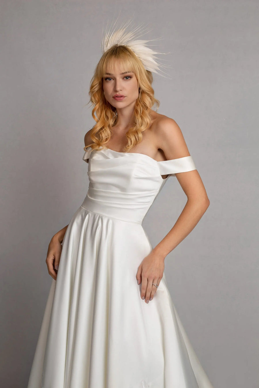 Alice wedding dress hero front view | ForeverSolesBride
