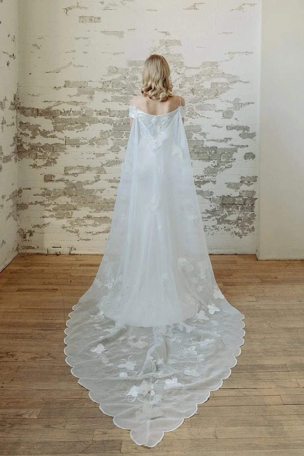 Amalia Sy8345 Satin wedding dress product view 5 | ForeverSolesBride