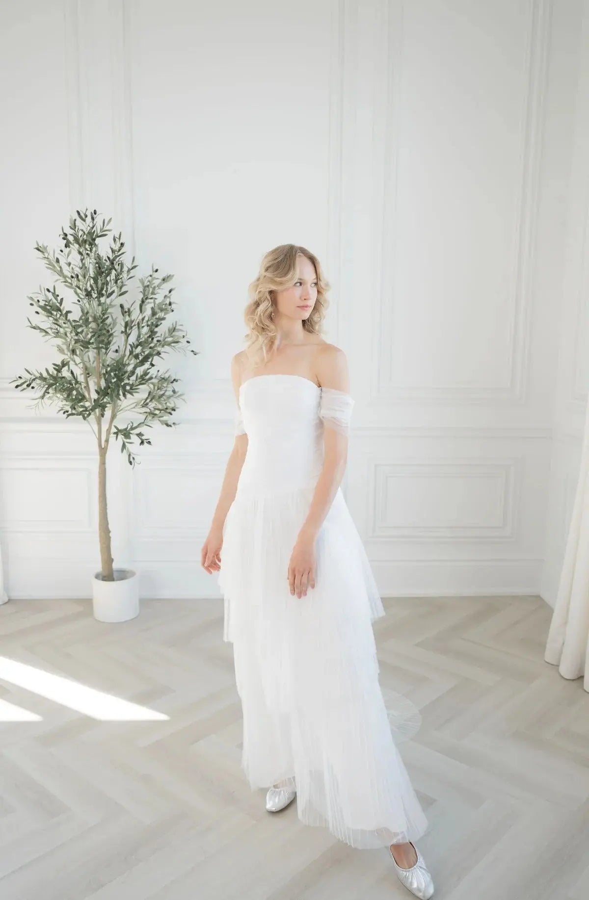 Amelia Tulle wedding dress product view 5 | ForeverSolesBride