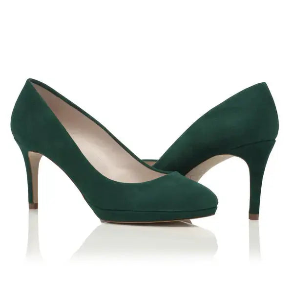Green Sandals wedding shoes product view 6 | ForeverSolesBride