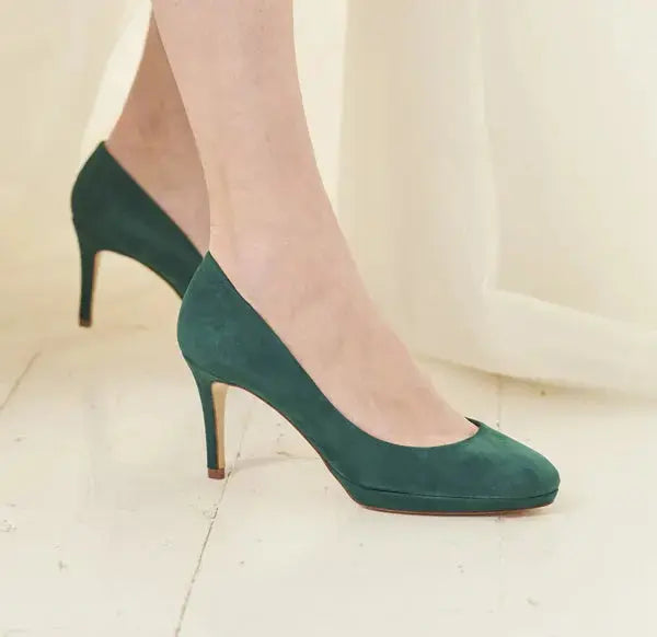 Green Sandals wedding shoes product view 8 | ForeverSolesBride