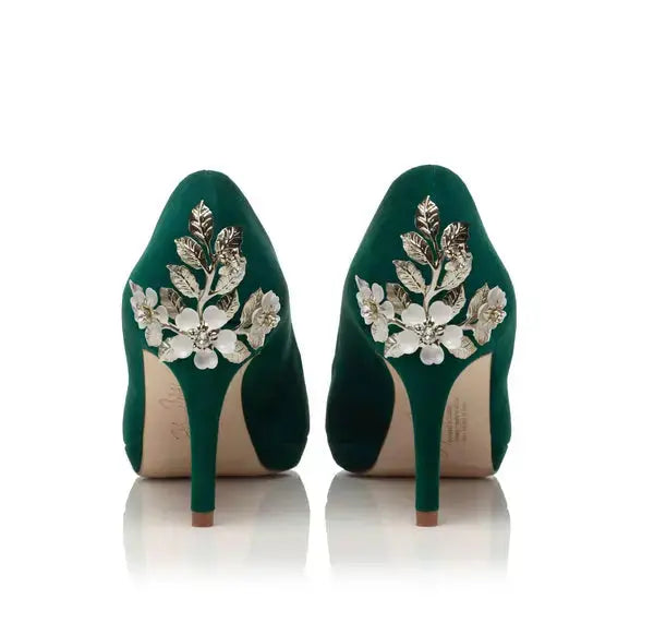 Green Sandals wedding shoes product view 13 | ForeverSolesBride