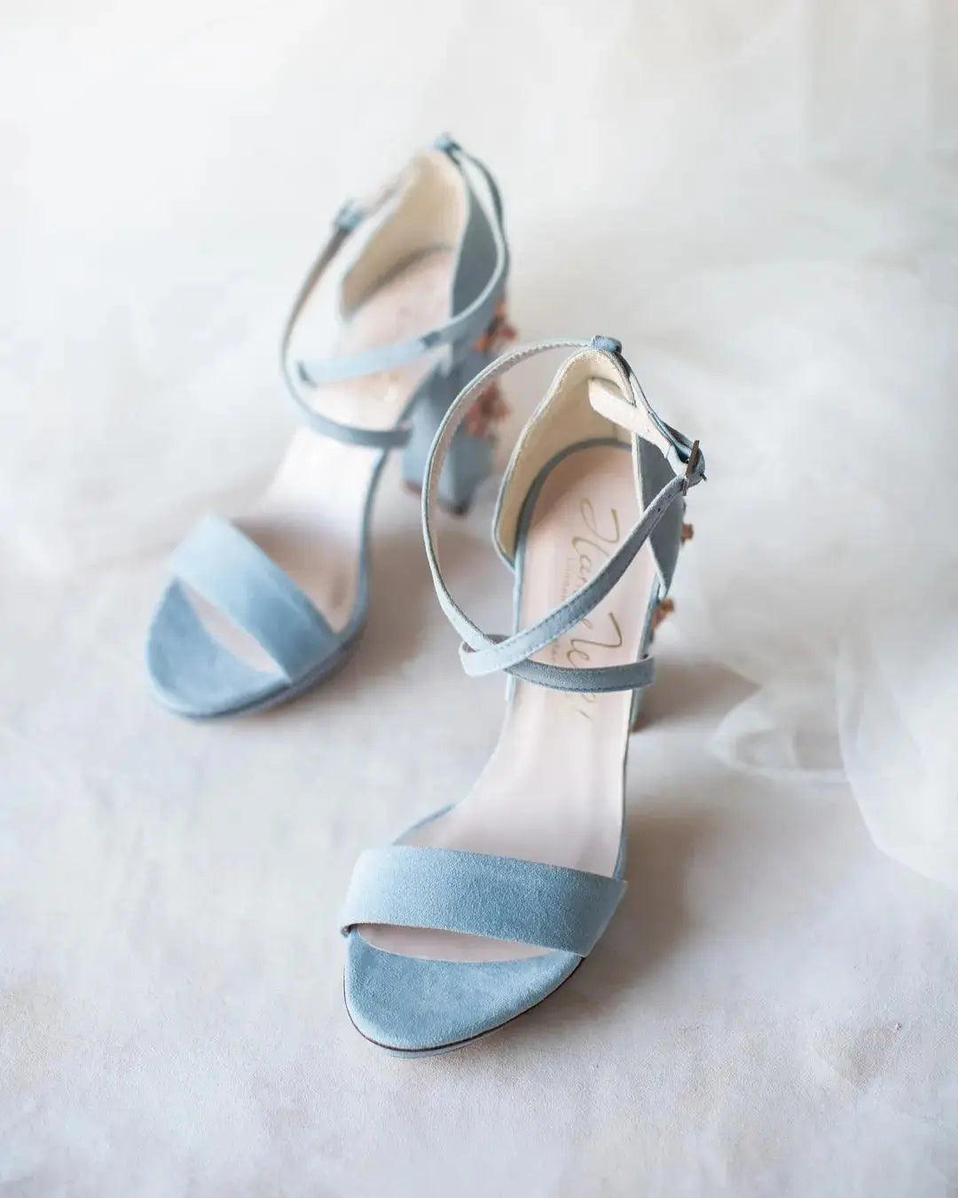 Gold bridal wedding shoes hero front view | ForeverSolesBride