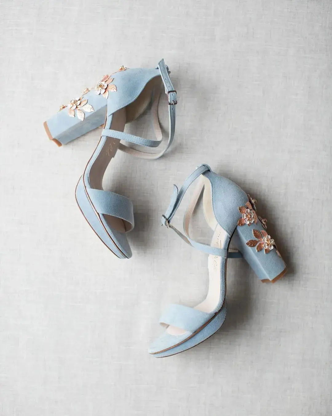 Gold bridal wedding shoes product view 2 | ForeverSolesBride