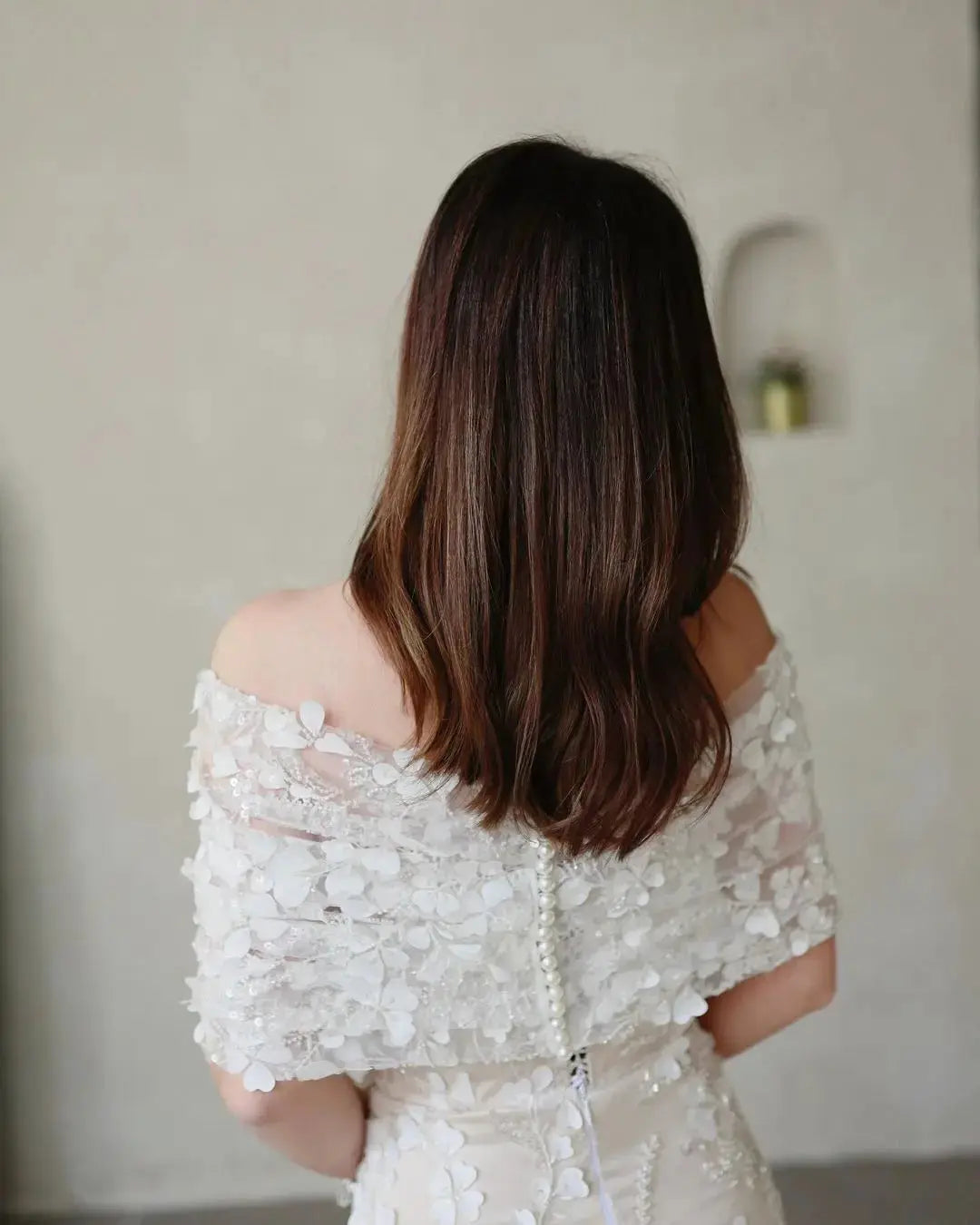 Aria Satin maxi dress product view 5 | ForeverSolesBride