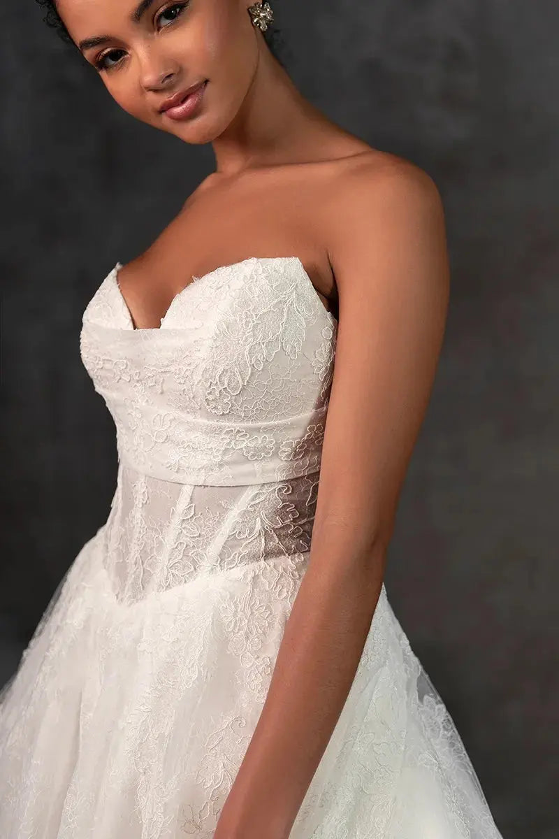 Athena wedding dress product view 3 | ForeverSolesBride