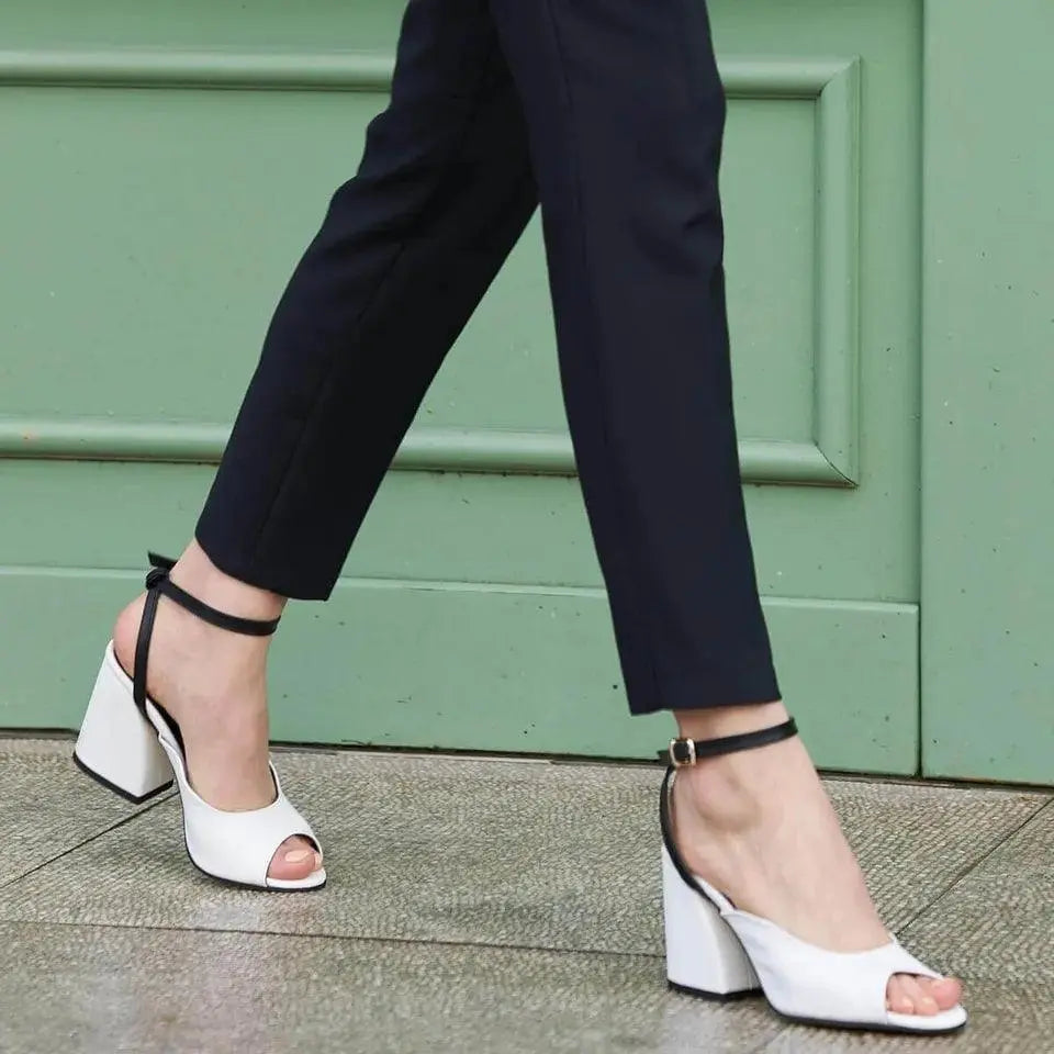 Blue bridal wedding shoes product view 6 | ForeverSolesBride