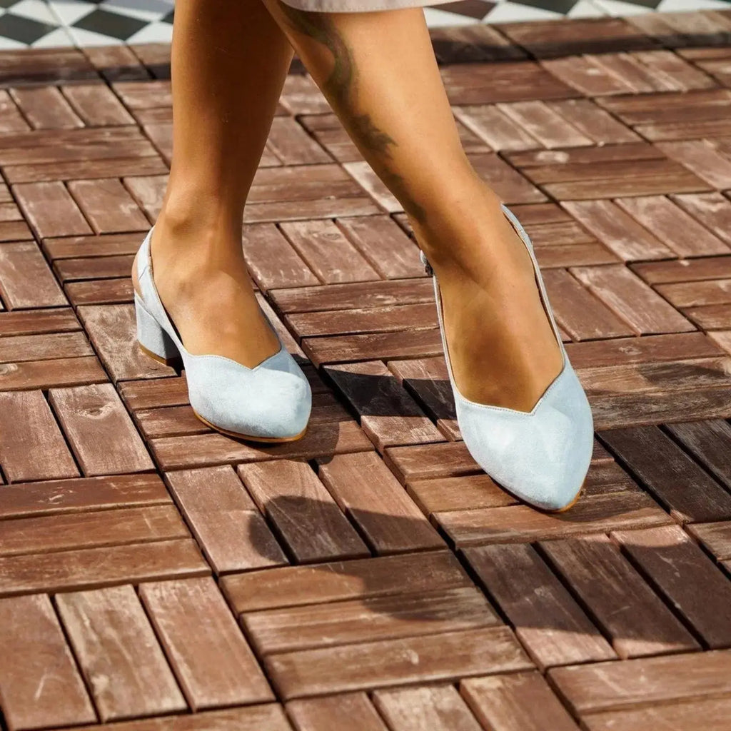 ForeverSoles Blue Flat Shoes,Wedding Flat Shoes for women, elegant wedding and party shoes
