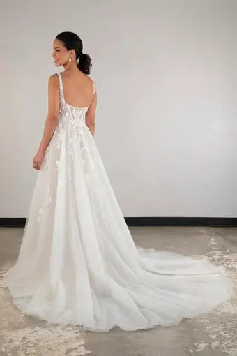 Bluebell wedding dress back view | ForeverSolesBride