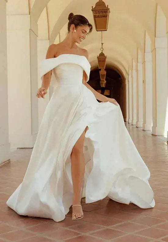 Bridget wedding dress product view 2 | ForeverSolesBride