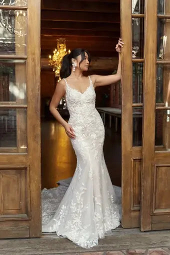 Coco wedding dress hero front view | ForeverSolesBride