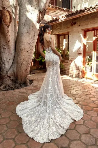 Coco wedding dress back view | ForeverSolesBride