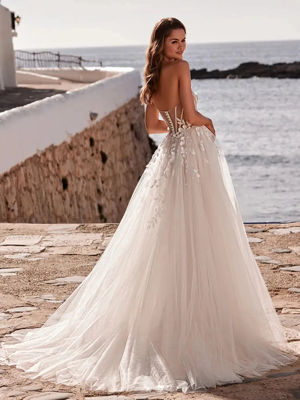 Dream wedding dress back view | ForeverSolesBride