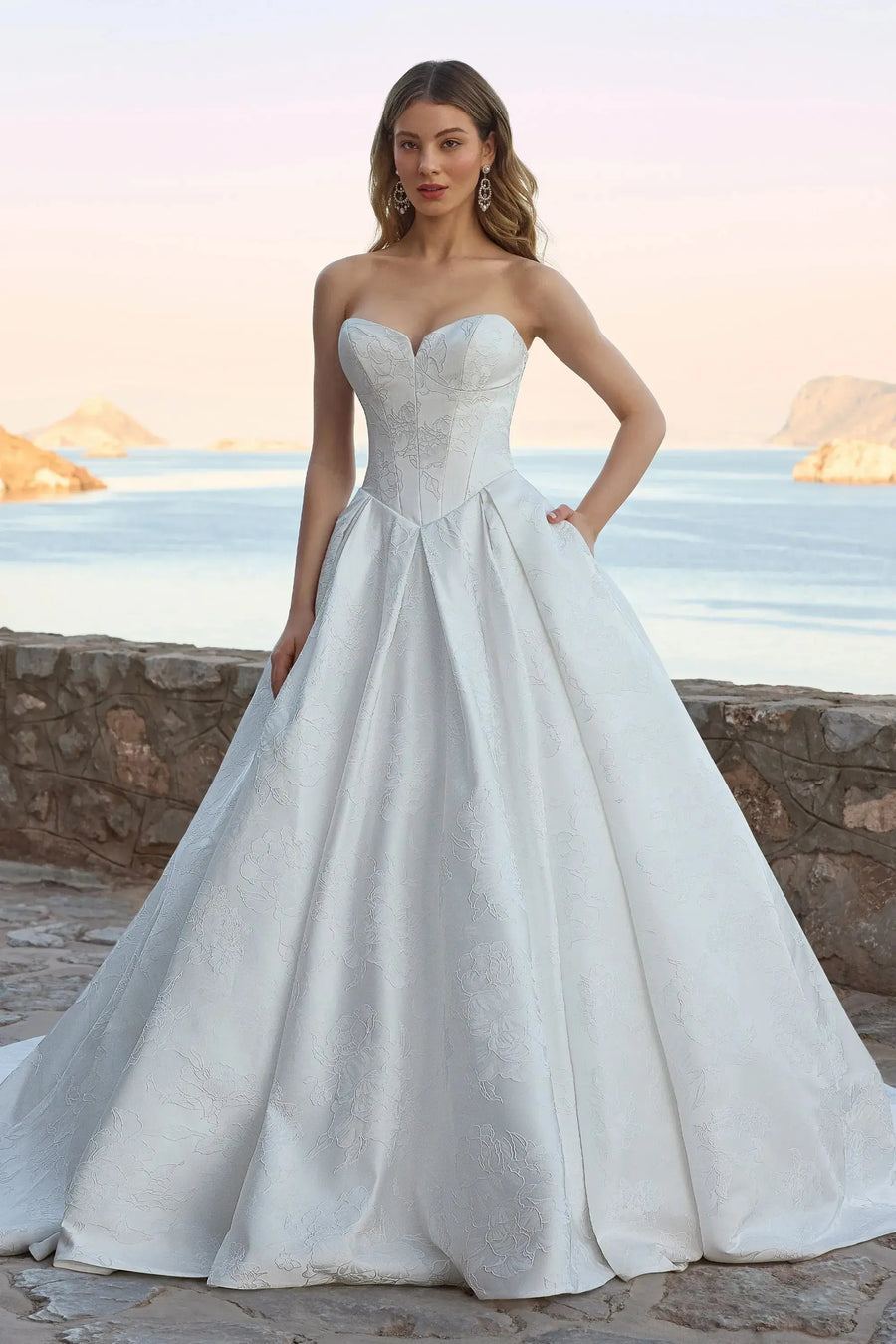 Elli Marie wedding dress hero front view | ForeverSolesBride