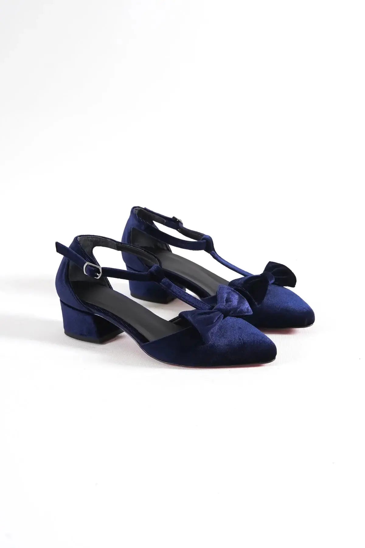 Emerald Green Low Heel wedding shoes product view 10 | ForeverSolesBride