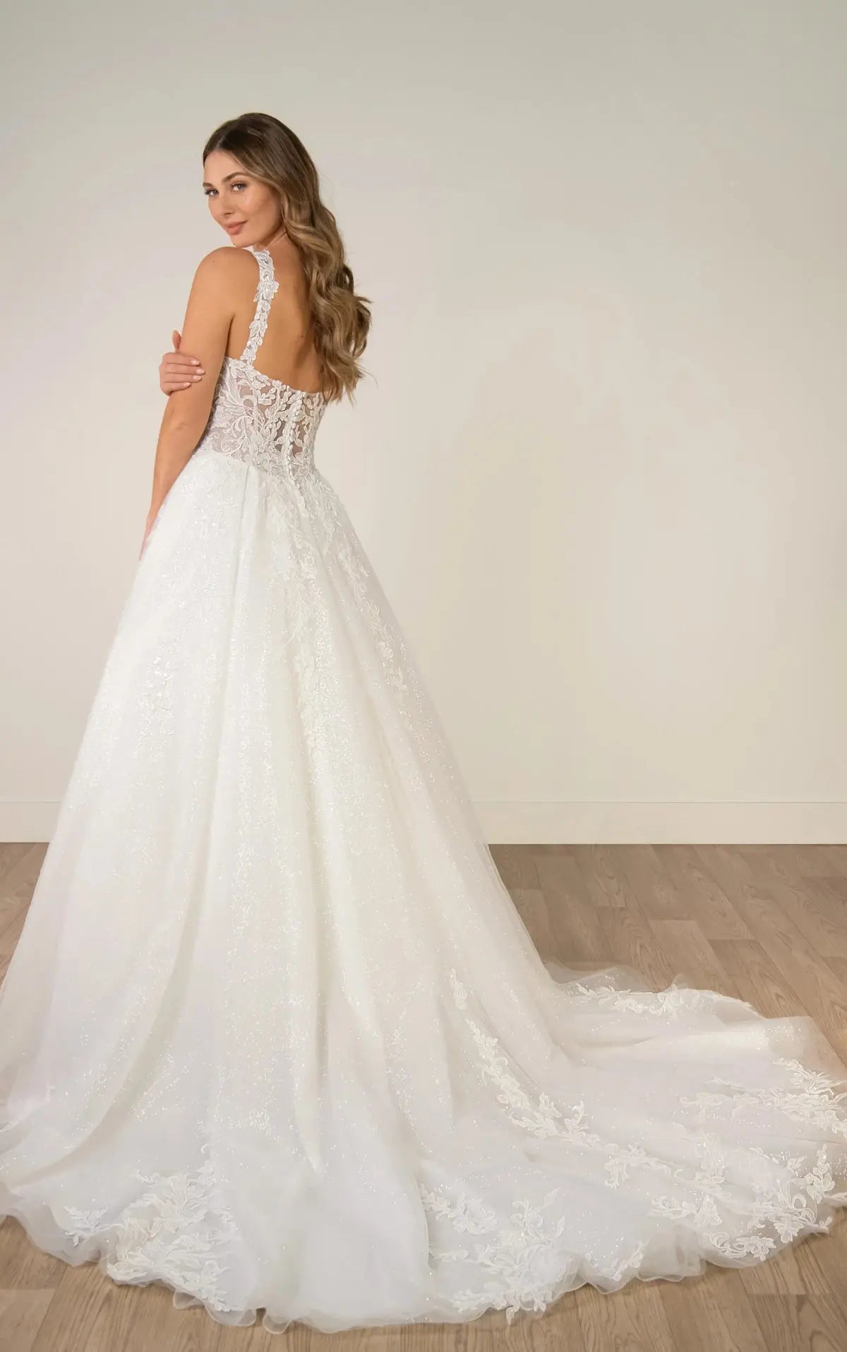 Hallie Sy8314 wedding dress product view 8 | ForeverSolesBride