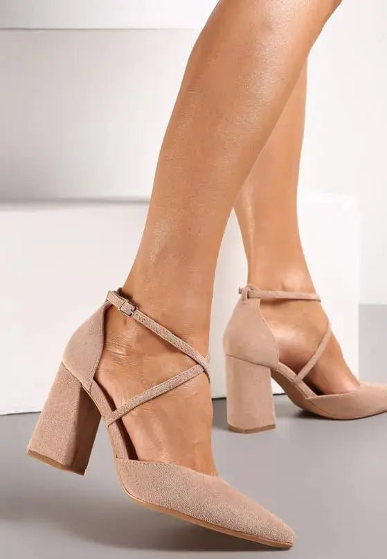 ForeverSoles Hetty Mid Rose Water for women, elegant wedding and party shoes