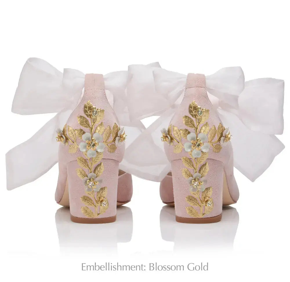 ForeverSoles Hetty Mid Rose Water for women, elegant wedding and party shoes