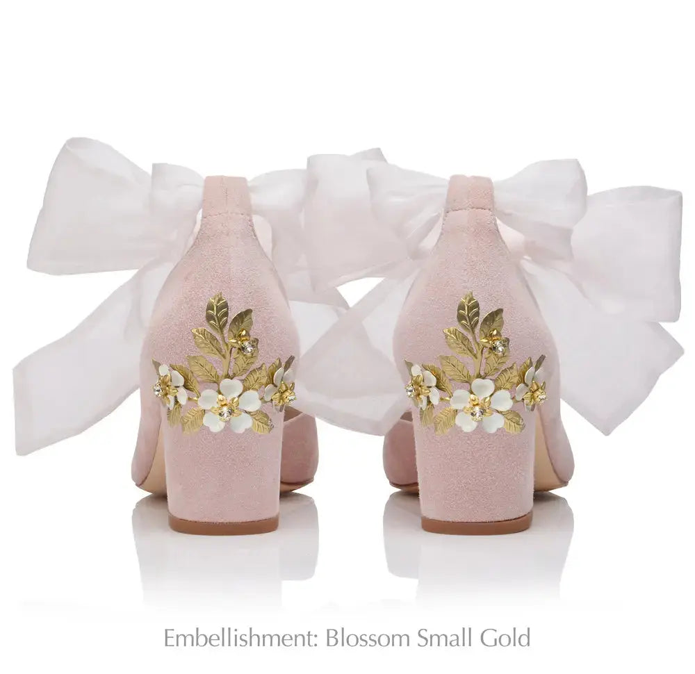 ForeverSoles Hetty Mid Rose Water for women, elegant wedding and party shoes