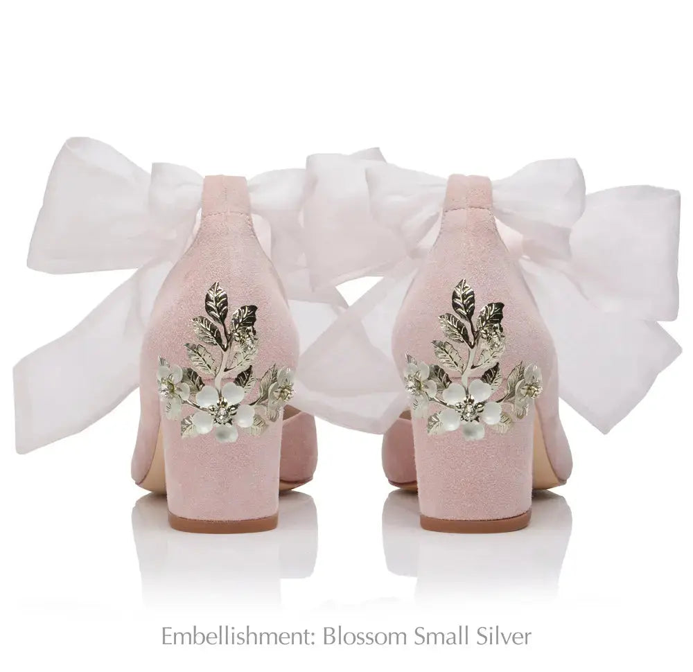 ForeverSoles Hetty Mid Rose Water for women, elegant wedding and party shoes
