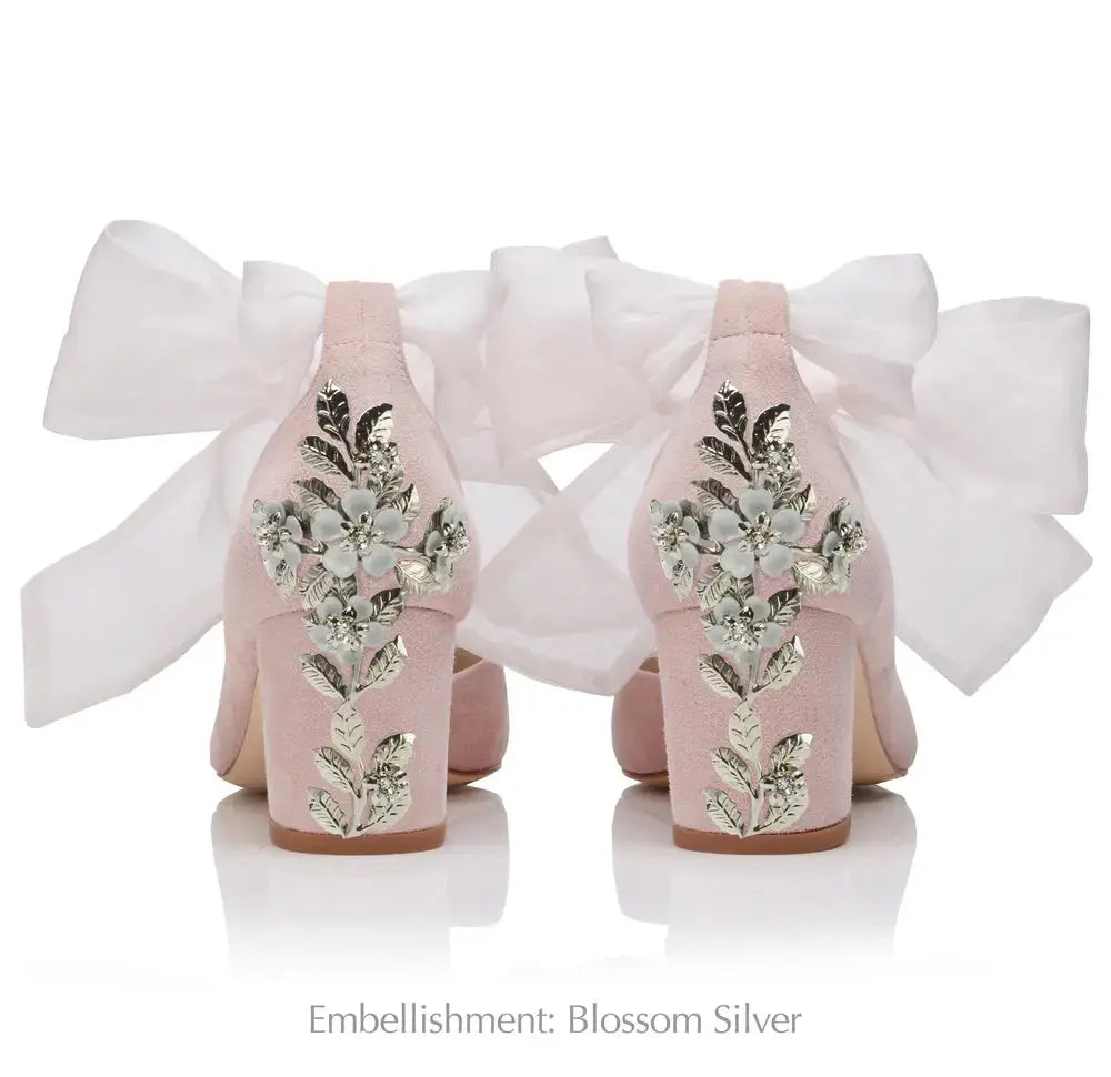ForeverSoles Hetty Mid Rose Water for women, elegant wedding and party shoes