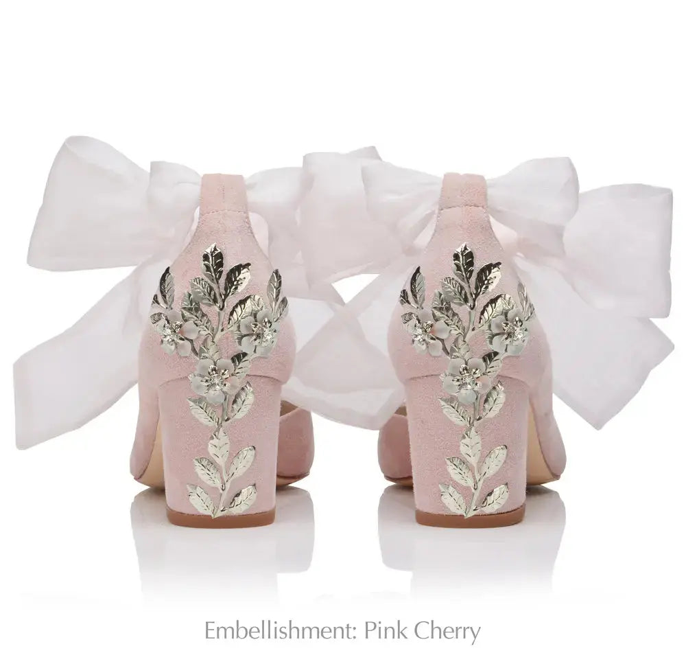 ForeverSoles Hetty Mid Rose Water for women, elegant wedding and party shoes