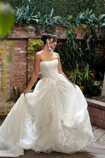 Isadora wedding dress hero front view | ForeverSolesBride