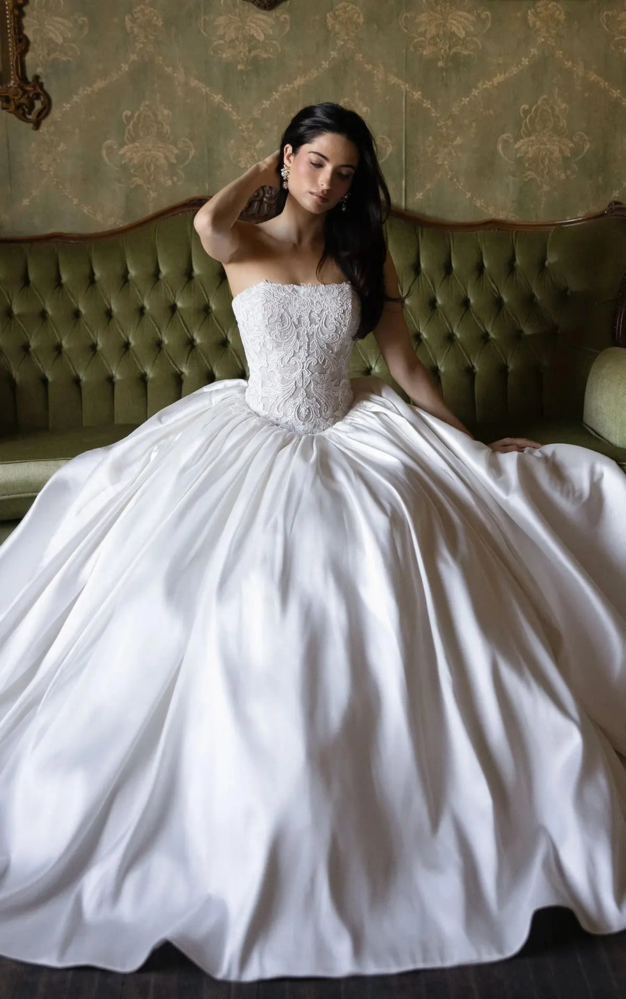 Kiki wedding dress hero front view | ForeverSolesBride