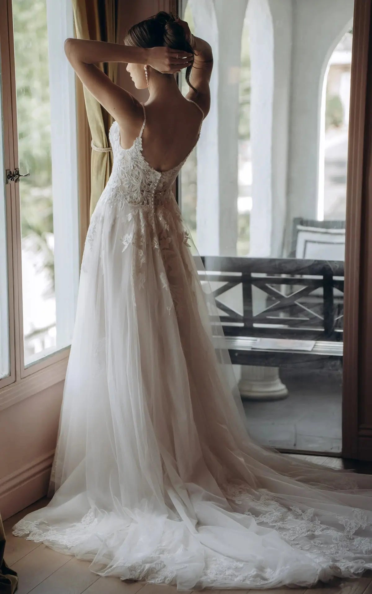 Olive Sy8293 wedding dress product view 2 | ForeverSolesBride