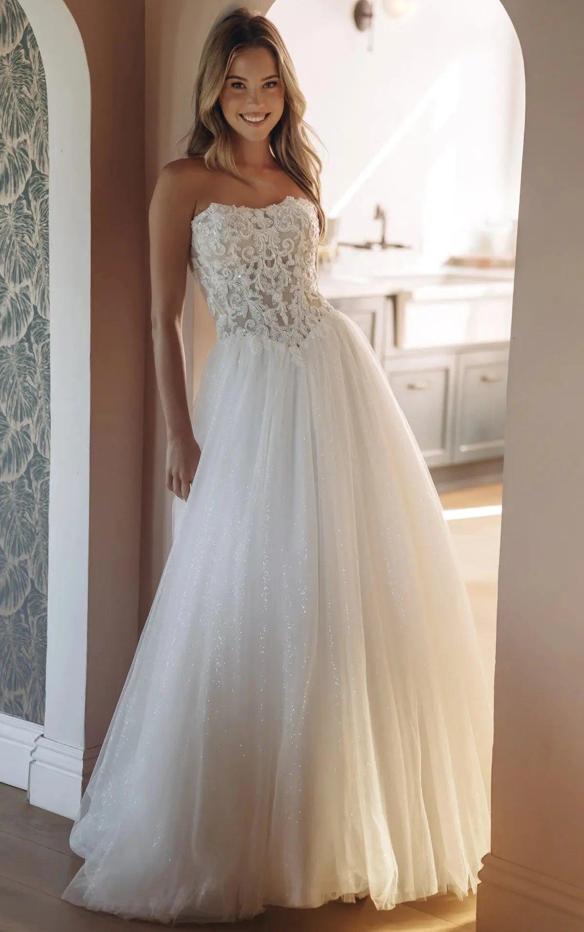 Orla Sy8301 wedding dress hero front view | ForeverSolesBride
