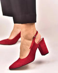 ForeverSoles Red Bridal Shoes for women, elegant wedding and party shoes