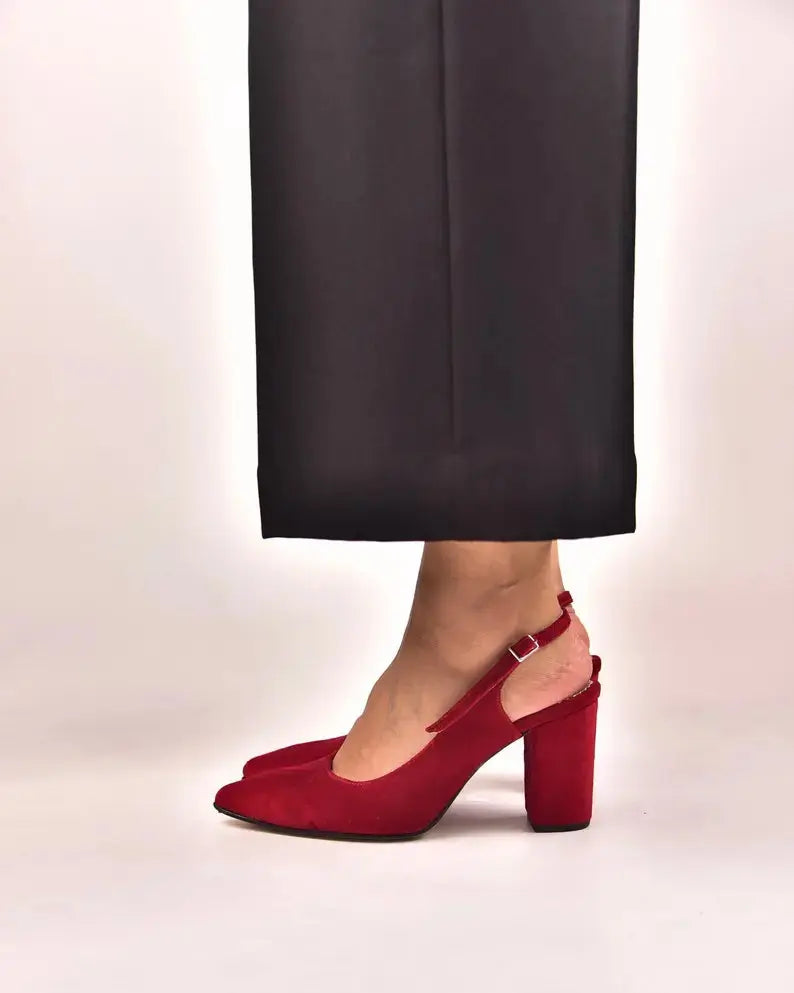 ForeverSoles Red Bridal Shoes for women, elegant wedding and party shoes