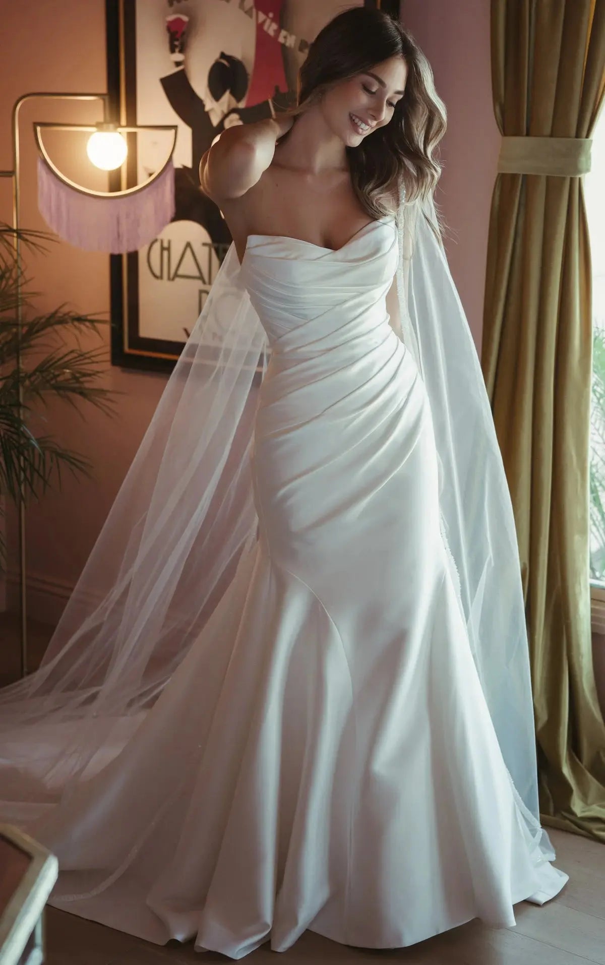 Robyn Sy8346 wedding dress hero front view | ForeverSolesBride