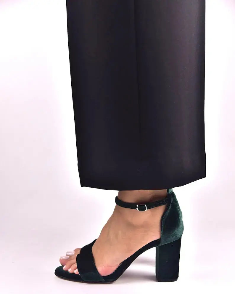 White Sandals wedding shoes product view 6 | ForeverSolesBride